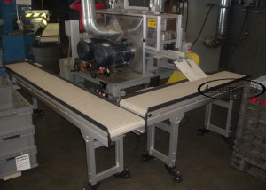 2 90 degree turn-machining conveyor systems