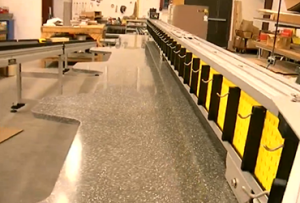assembly line packaging Z conveyor system