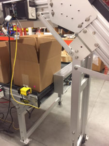 up and over box filler conveyor