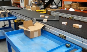quality control packaging conveyor