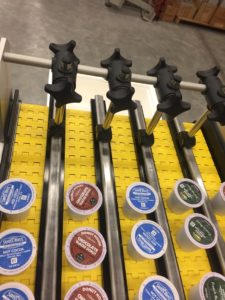 Little Multi-lane Conveyor - Adjustable guides