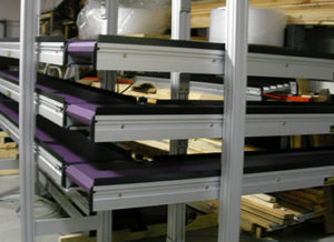 90 Degree Turn Conveyor with 3 Levels
