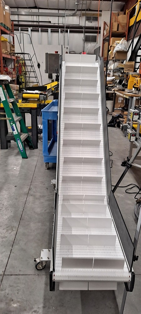 Anodized Aluminum Frame Elevator Conveyor