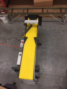 count sort packaging conveyor with e stop