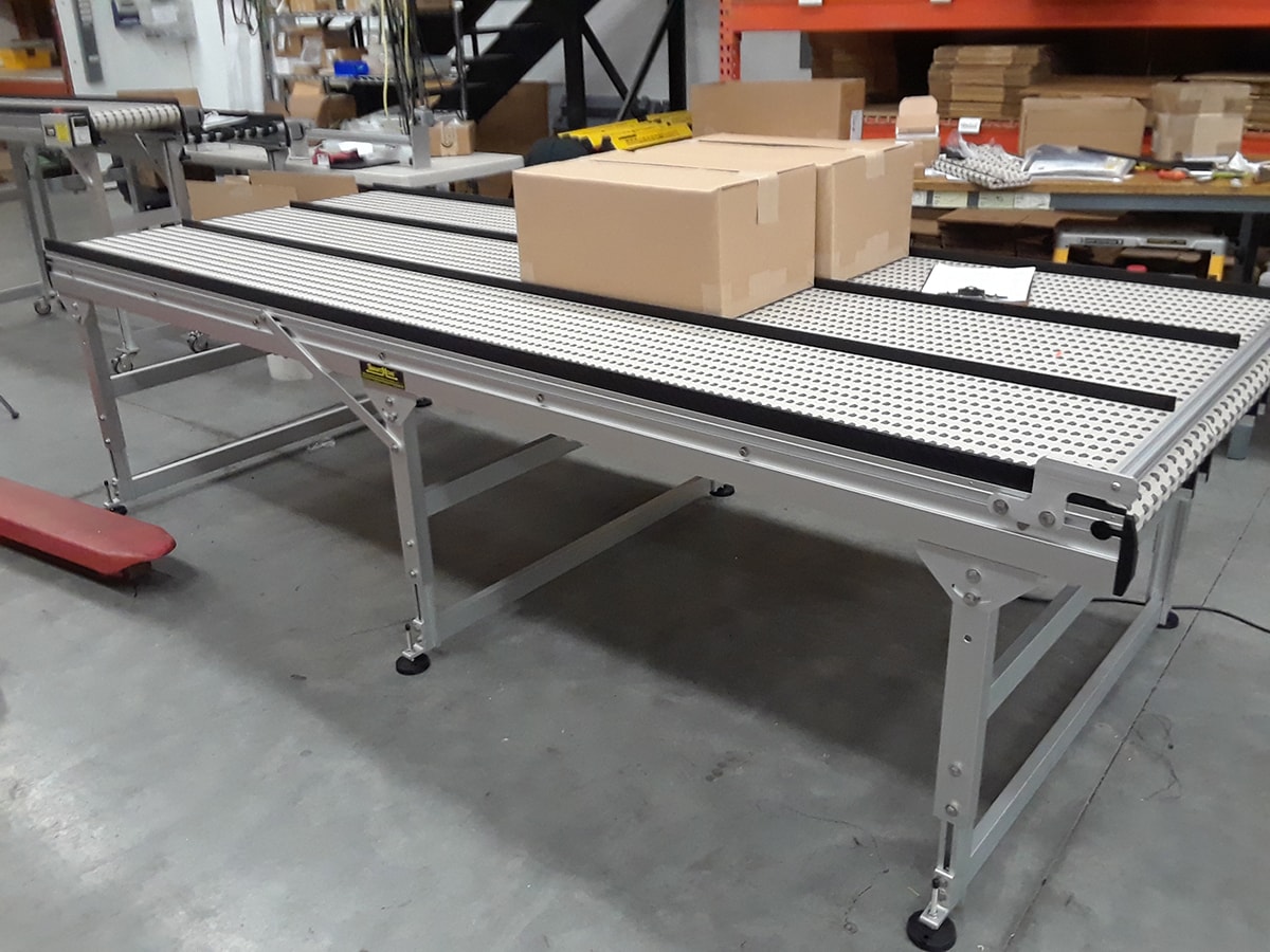 multi lane accumulation packaging conveyor