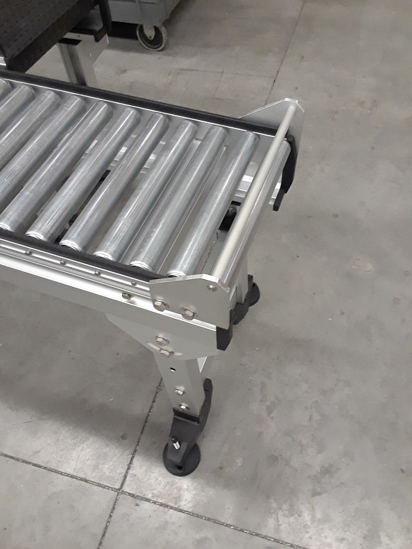 packaging conveyor metal rollers – accumulation
