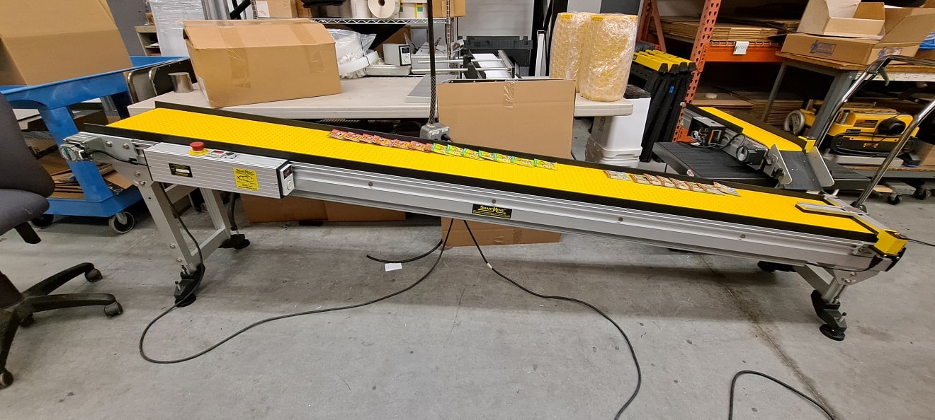 shingling counting conveyor for packaging