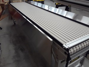 stainless work surface conveyor