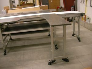 work station cut out conveyor