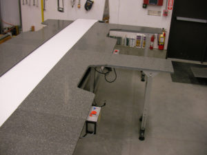 Cut Out Work Station For Long Line Conveyor