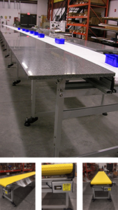 work station portable conveyors