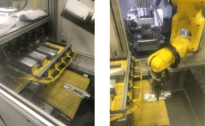 robotic machining conveyor