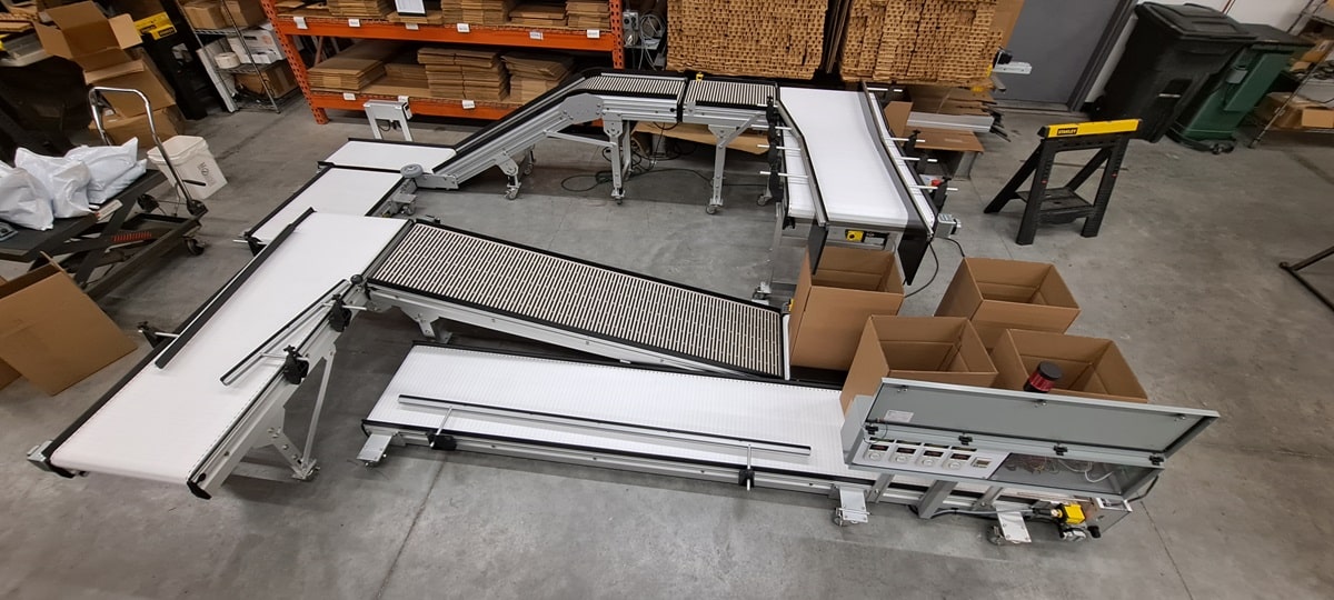 counting boxing packaging conveyor automates packaging