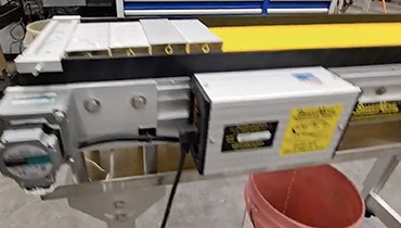 435) Accumulation Conveyor – Adjustable End Stops