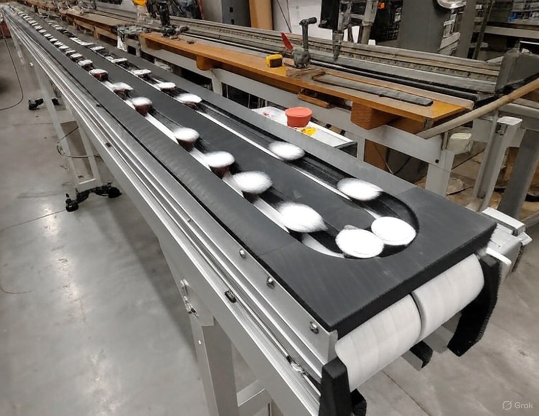 carousel accumulation cooling conveyor