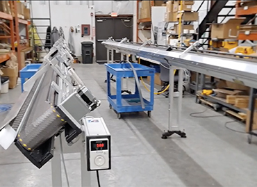 439) long line pneumatic conveyor